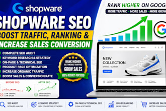 optimize shopware website SEO boost traffic ranking increase sales conversion