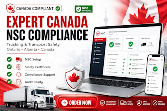 set up and manage canada nsc compliance for trucking companies