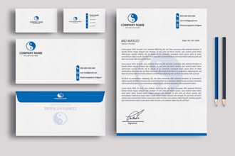 design redesign letterhead envelope business card stationery corporate identity