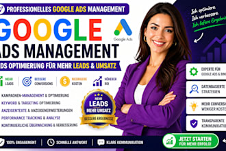 google ads management ads optimierung ads experte spezialist bing PPC management