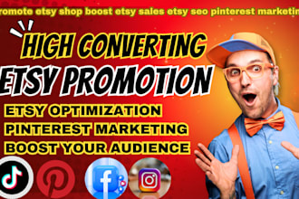 promote etsy shop boost etsy sales etsy seo pinterest marketing
