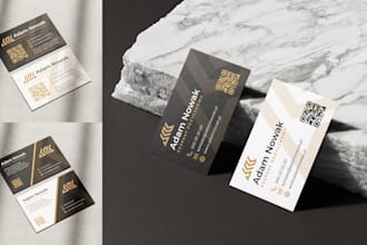 design a professional and print ready business card
