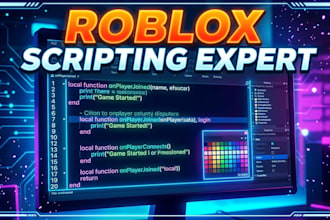 do advanced roblox scripting, fix bugs, and create custom lua system