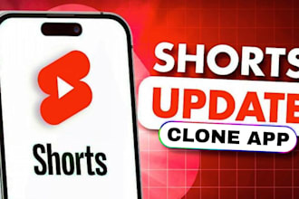 develop clone app short video app like tiktok, youtube shorts or reels
