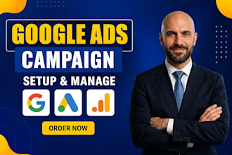 setup and manage google ads adwords PPC campaigns