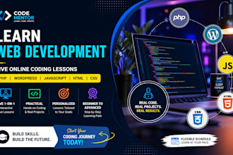 teach you PHP wordpress javascript HTML CSS step by step