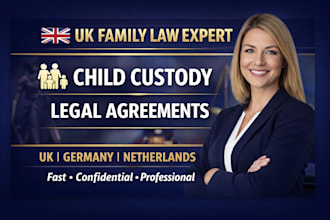 be UK family law solicitor for child custody and legal agreements german, dutch