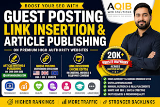 do guest post with do follow link on high traffic and da sites