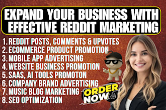 do reddit seo geo backlink post for ai app website product link ebook promotion
