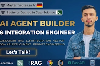 build python ai agent with langchain, rag and llm integration