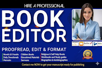 do book editing and proofreading, book proofreading services