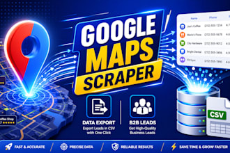 build a high speed google maps scraper for lead generation