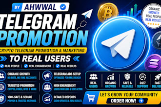 telegram promotion crypto telegram promotion telegram marketing  to real users