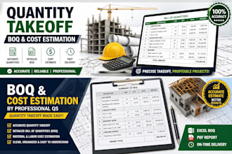 do accurate construction cost estimation, material takeoff, quantity take