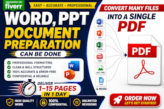 typing works for your documents