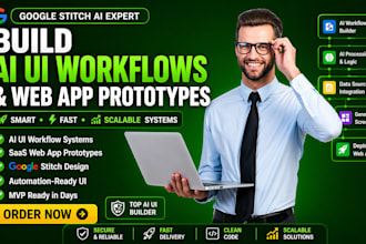 build google stitch ai UI workflow web applications prototyping workflow web UI
