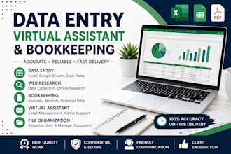 assist you with admin and data entry work