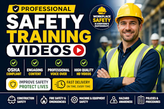 create engaging osha compliant safety training videos for workplace employees