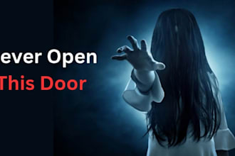 create cinematic horror youtube thumbnail design