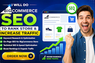 do bigcommerce SEO to rank store and increase traffic