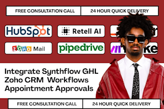 configure synthflow ai voice receptionist qualification flow warm outbound drips