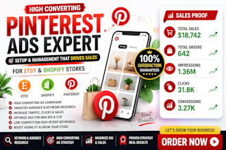 create high converting pinterest ads for etsy and shopify stores