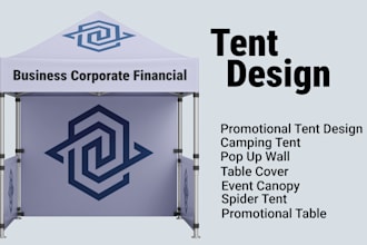 design tent, table cover, flag and canopy tent