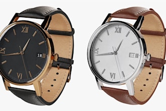 create custom 3d watch designs, realistic renders, and unique watch dials