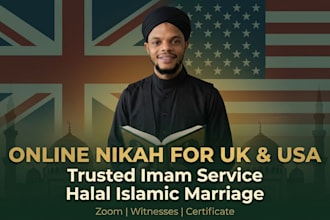 perform islamic marriage and issue nikah certificate online