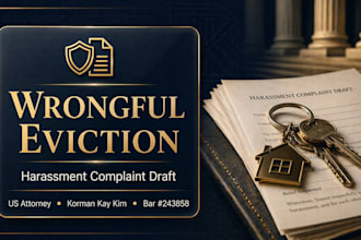 draft a complaint for wrongful eviction or landlord harassment