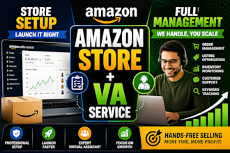 set up and manage your amazon fba fbm seller account virtual assistant