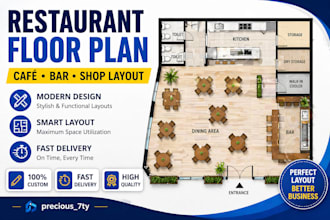 design restaurant floor plan cafe layout bar shop and retail floor plan