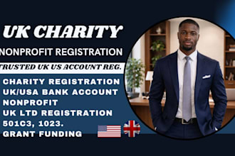 register cic, uk charity with the charity commission, reinstate nonprofit 501c3