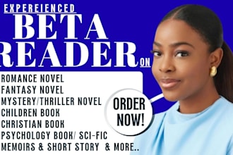 romance beta reader, critique mystery, sci fi, fiction novel, psychology book
