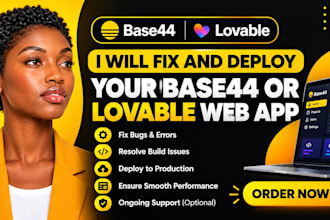 fix and deploy your base44 or lovable web app