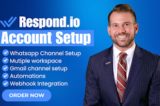 setup automated respond io customer support integrate whatsapp CRM respond io
