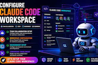 configure claude code workspace team collaboration setup environment coworking