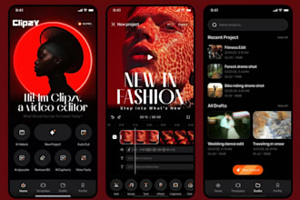 build ai video generator app, ai reels, inshot, capcut clone ai video editor app