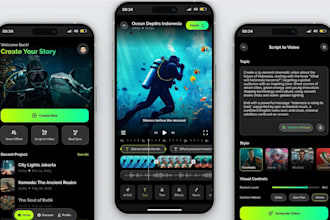 code ai video creation app, tiktok reels, capcut ai video and photo editor app