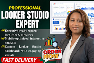 deliver professional data visualization and reporting using looker studio