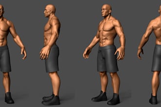 create 3d character model, mmd model, furry avatar, sfm, vrm model, dakimakura