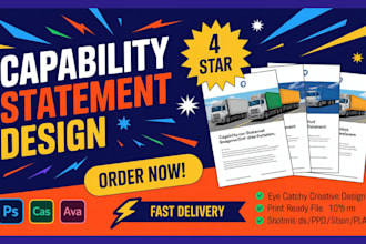 design federal government capability statement, capability statement in 6hrs