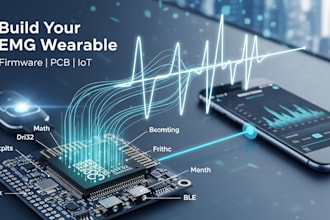 do esp32 wearable diagnostic with pcb emg ble and firmware