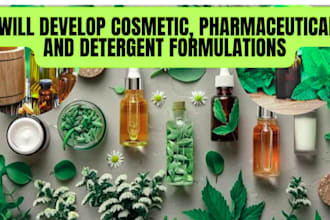 develop cosmetic, pharmaceutical, and detergent formulations