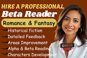 be your beta reader, romance beta reader alpha beta reader and fantasy reader