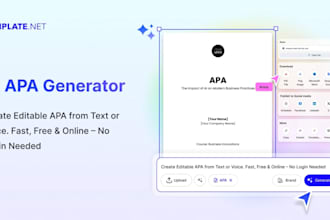 develop a saas ai citation generator website, apa, mla for accurate referencing