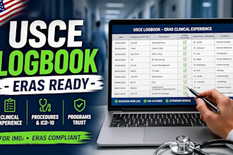 build your usce logbook for eras clinical experience