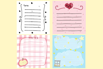 design notepad or digital planner