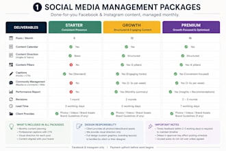 create social media content plan and posts