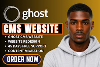 customize ghost cms website, ghost blog, ghost newsletter, migrate ghost website